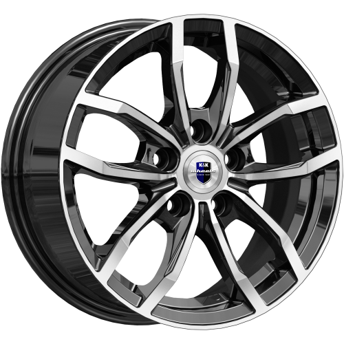 Фрост (КС1048-01) 6.5x15 ЕТ 38 5x100 57.1 алмаз черный Арт.80346